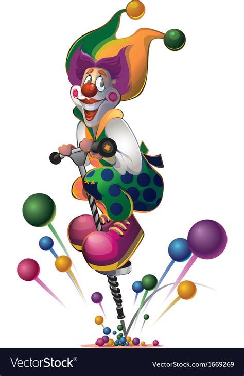 clown royalty free vector image vectorstock