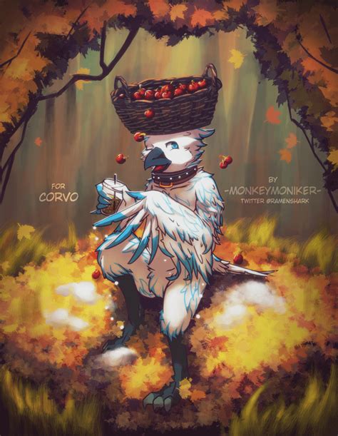 Themed Commission Autumn By Monkeymoniker Furry