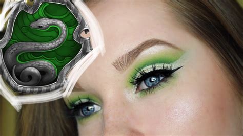 Hogwarts House Makeup Slytherin Spooktober Youtube