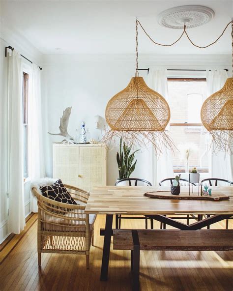 Boho Dining Room Home Design Ideas
