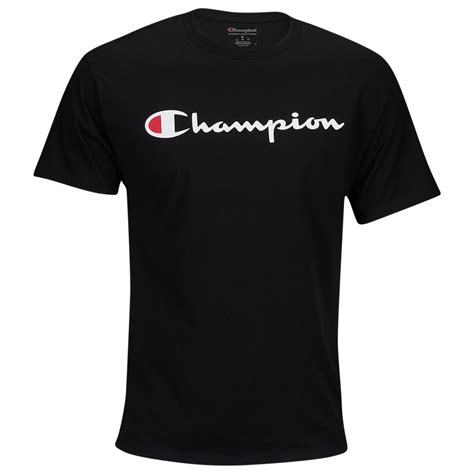 Champion Black Gym Logo T Shirt In Black For Men Save 44 Lyst