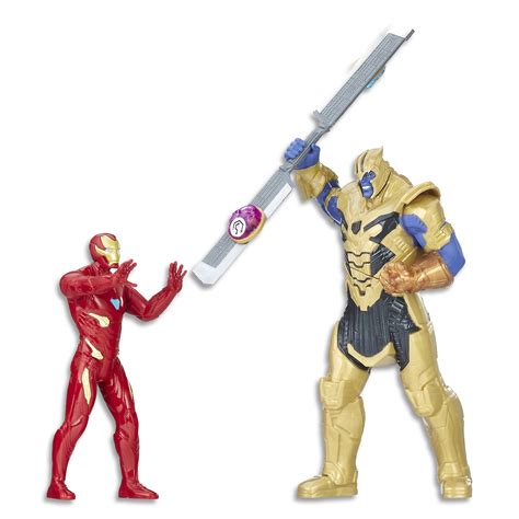 Buy Avengers Marvel Infinity War Iron Man Vs Thanos Battle Set Online At Desertcartuae