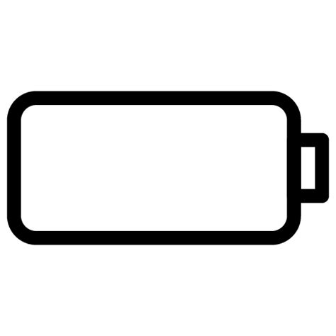 Battery 0 Icon Line Iconpack Iconsmind