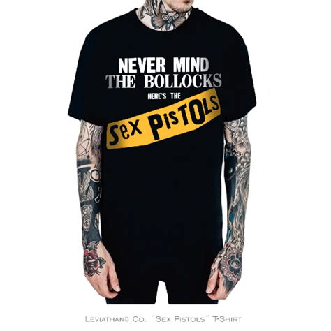 Sex Pistols Men Tshirt Camiseta Leviathan