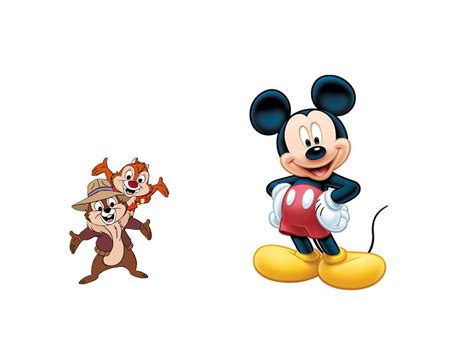 Chip And Dale And Mickey Mouse By Mnwachukwu16 On Deviantart