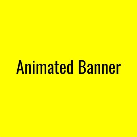 Create Animated Banner Smooth Animation All Card Maker
