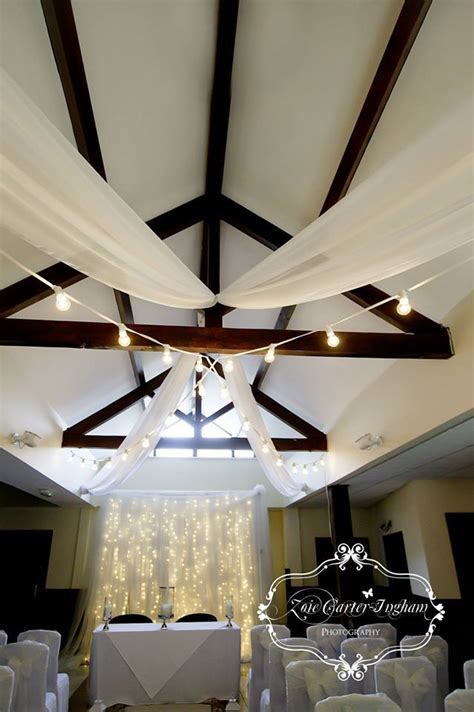 Ceiling Drapes Can Be Added To The Beams In The Gallery For Your