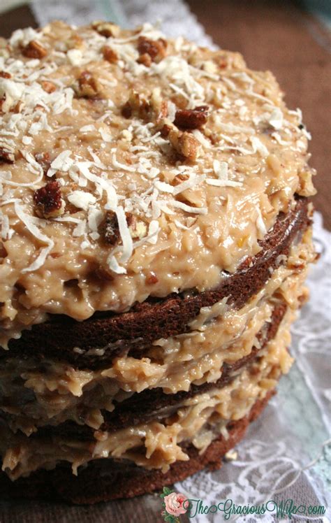 Beat in 4 egg yolks, 1 at a time, beating well after each addition. German Chocolate Cake Recipe | The Gracious Wife