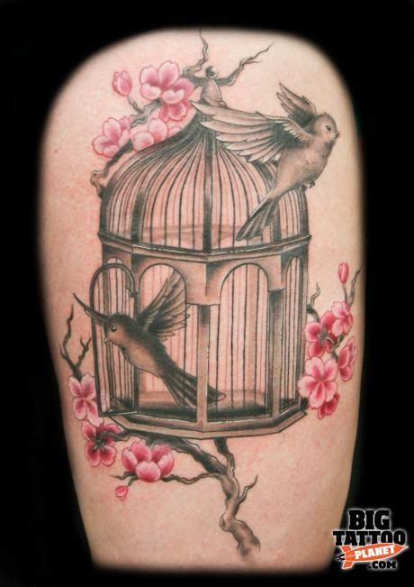 Birdcage Tattoo T Cage Tattoos Feather Tattoos Birds Tattoo New