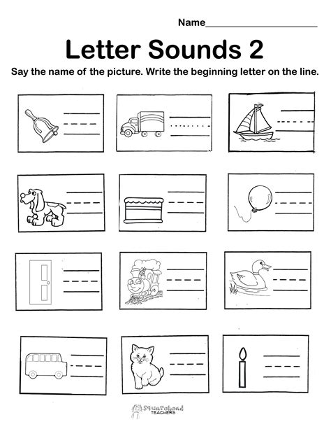 Printable Beginning Sounds Worksheets