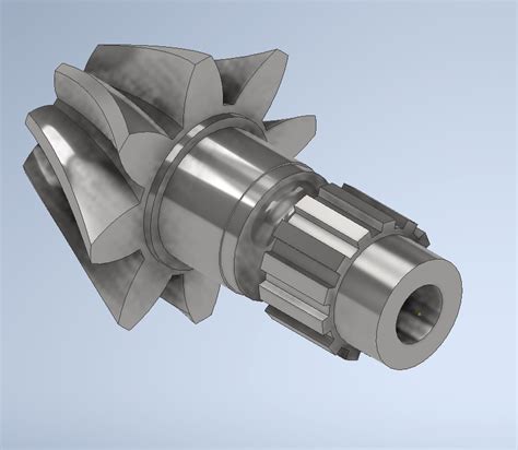 Autodesk Inventor 3d Model 12 Helical Bevel Gear Projects File