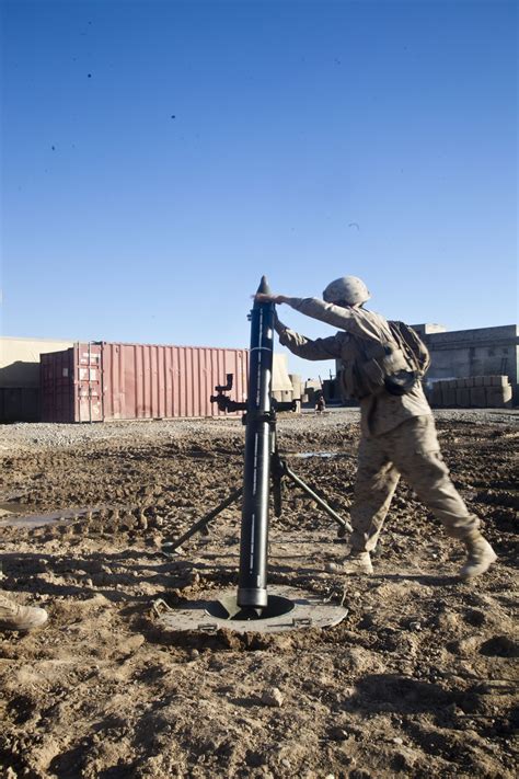 Dvids Images 37 Marines Prepare 120mm Mortar System For Accuracy