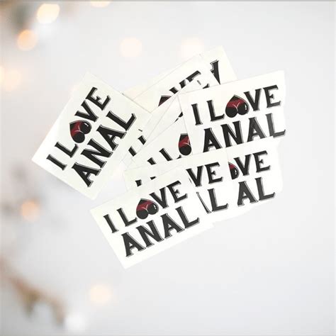 I Love Anal Temporary Tattoo House Of Chastity