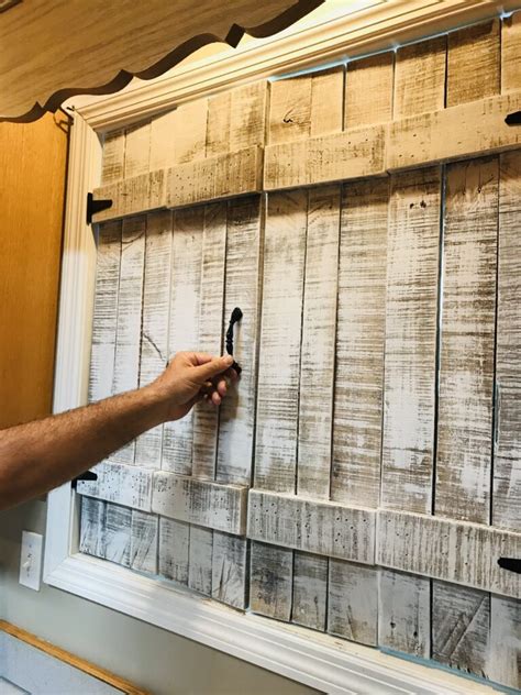 Diy Wood Shutters How To Build Rustic Window Covers My Eclectic