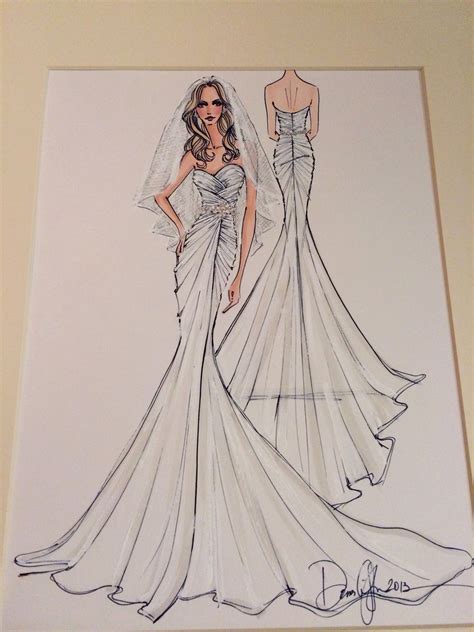 Bridal Sketch The Most Special Present From My Husband