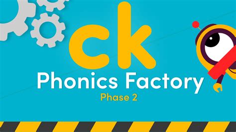 Phonics Phase 2 Ck Sound Video In The Phonics Factory Classroom