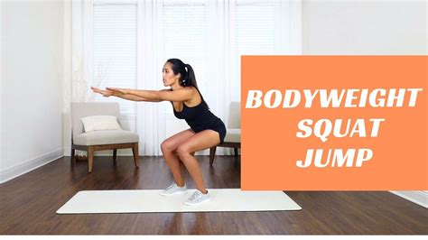 Bodyweight Squat Jump Youtube