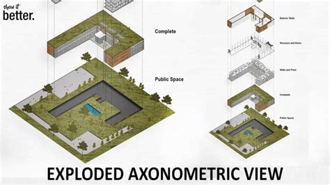 How To Exploded Axonometric View In Photoshop From Show It Better