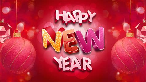 Happy New Year Wishes 3d Hd Latest Cute Wallpaper