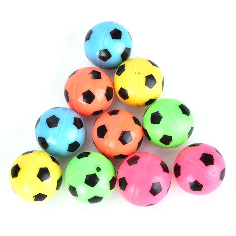 10pcs Small Kid Outdoor Ball Toys Bouncing Football Soccer Ball Rubber