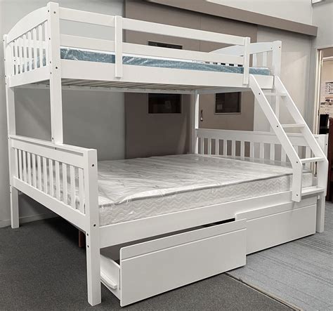 Furniture Place Nz Miki Bunk Bed With Drawers Queen King Single Solid