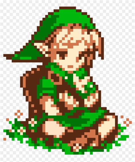 Pixel_link_labels, pixel_link_weights, do_summary = true. Young Link - Legend Of Zelda Young Link Pixel Art Clipart ...