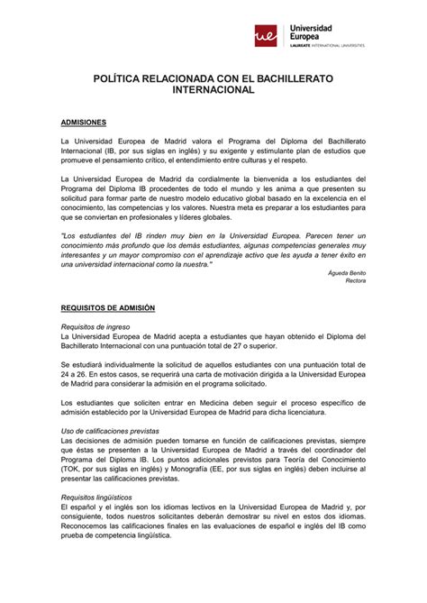 Ejemplo De Carta De Admision Para Universidad Opciones De Ejemplo