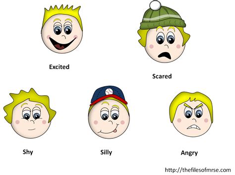 Emotion Faces Cliparts Expressing Emotions Through Creative Images