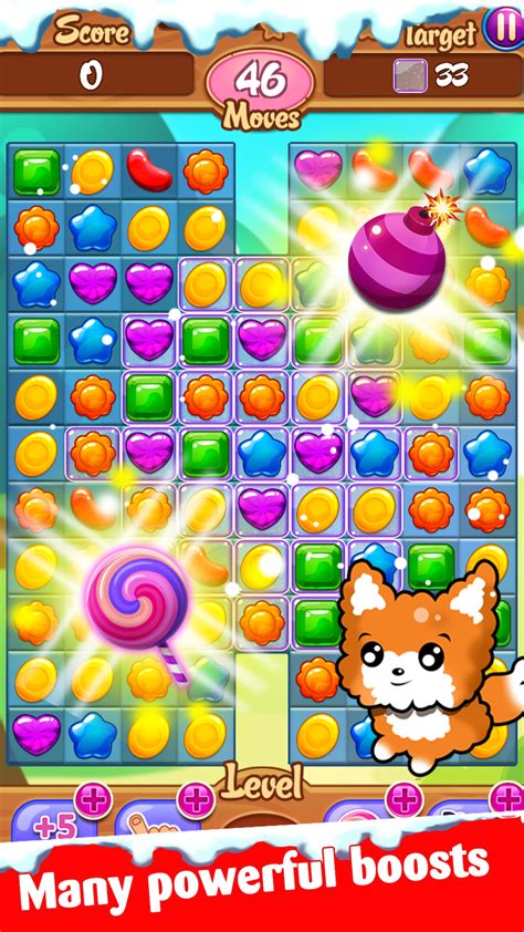 Candy Mania Candy Gummy Bears Yummy Crush Match 3 Game