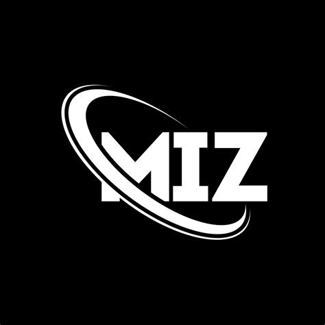 Logotipo De Miz Carta De Miz Diseño Del Logotipo De La Letra Miz
