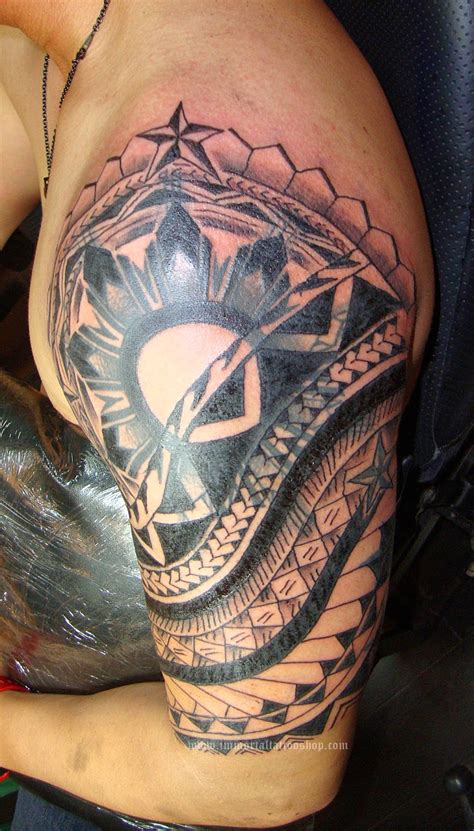 Why are half sleeve filipino tribal tattoos so popular? IMMORTAL TATTOO MANILA PHILIPPINES by frank ibanez jr ...