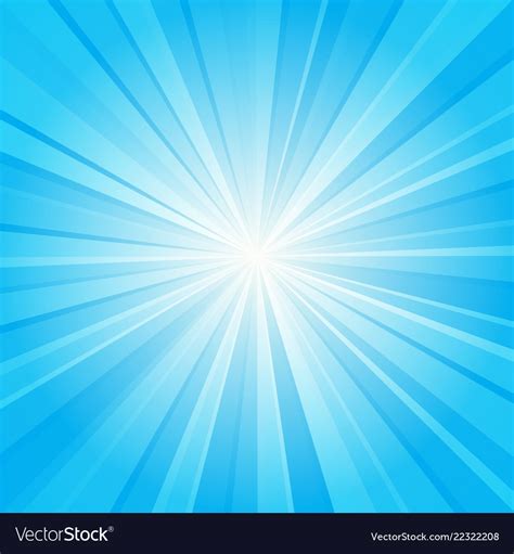 Blue Ray Background Royalty Free Vector Image Vectorstock