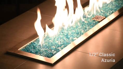 1 2 Azuria Fire Glass Youtube