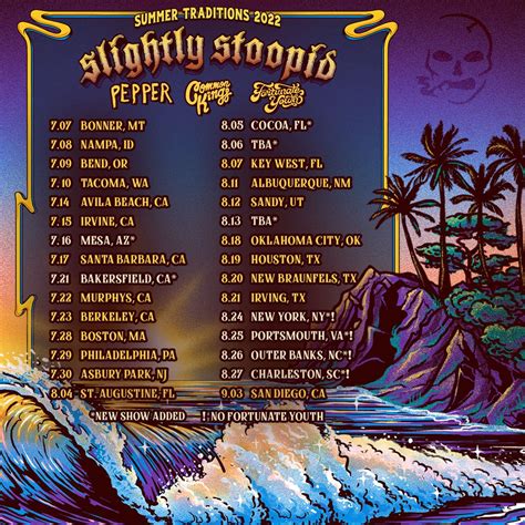 New Summer Traditions 2022 Shows Announced — Slightly Stoopid