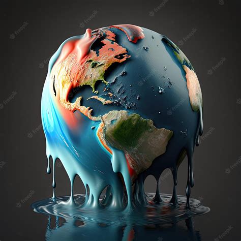 Premium Photo Climate Change Global Warming Concept Planet Earth Has