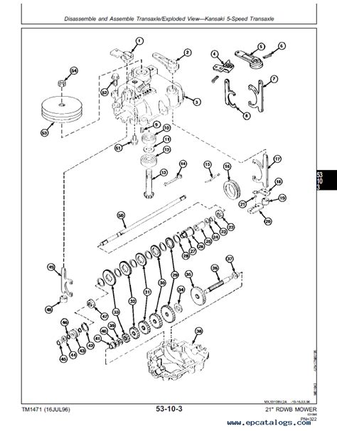 John Deere Walk Behind Mowers Tm1471 Technical Manual