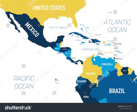 Vector Color Central America Map Royalty Free Svg 59 Off