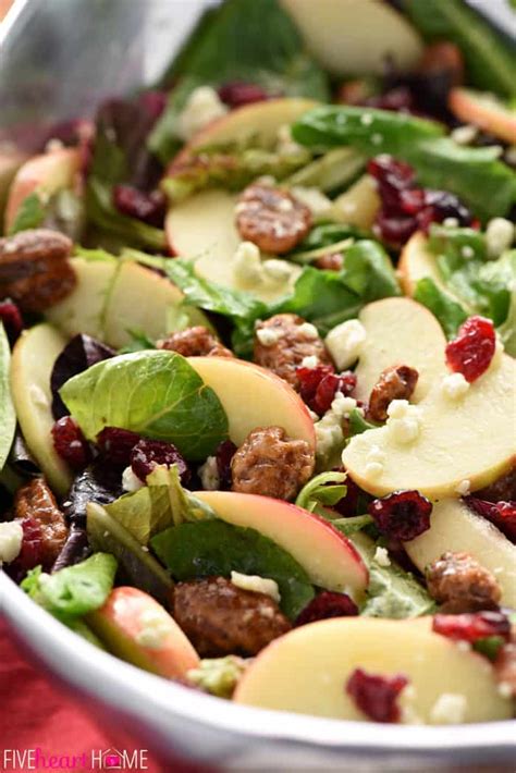 Easy Recipe Yummy Salad With Honeycrisp Apples Prudent Penny Pincher
