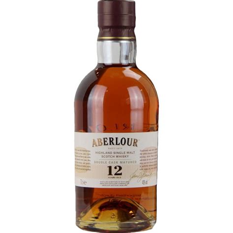 Whisky Aberlour 12 Ans Double Cask Single Malt Gourmand Et Harmonieux
