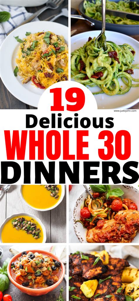 Whole30 Dinner Recipes 21 Juelzjohn