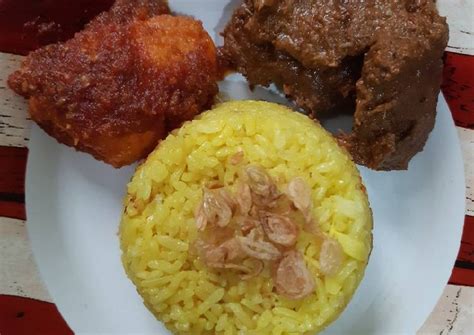 Cara membuatnya mudah dan praktis. Nasi Kuning Ketan Betawi / Pin Di Indonesian Food ...