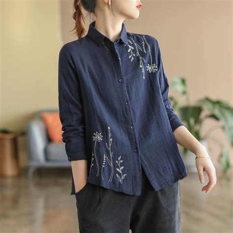 casual tops casual shirts hijab style straight clothes blouse material spring shirts