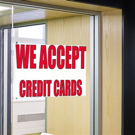 Jun 07, 2021 · credit card fraud has become a constant and pervasive threat, and debit cards aren't immune to being stolen either. Decal Stickers We Accept Credit Cards Promotion Business Vinyl Store Sign Label | eBay