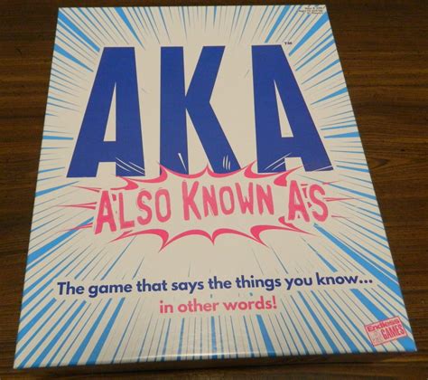 Aka Also Known As Board Game Review And Rules Geeky Hobbies