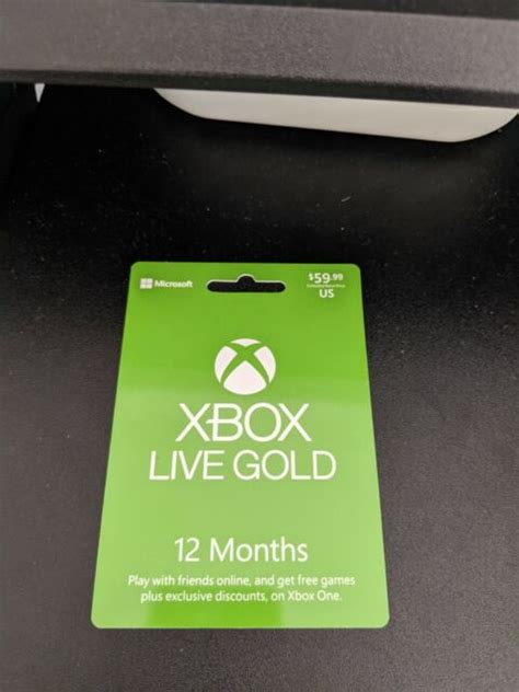 Microsoft 52m 00339 Xbox Live Subscription 12 Month Gold Membership