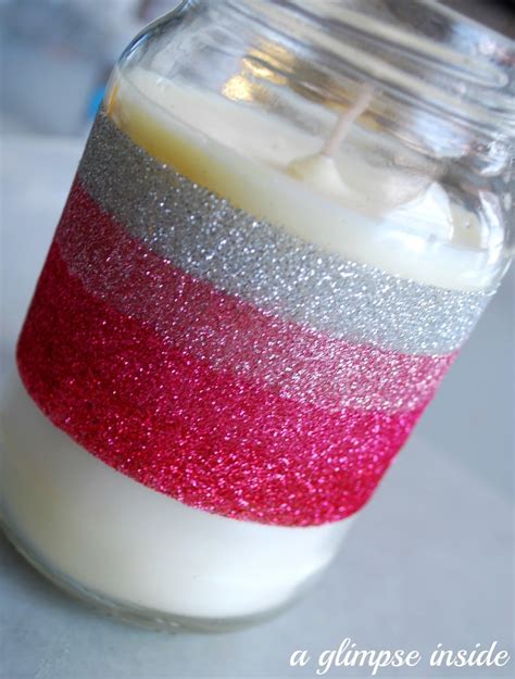 Ombre Glittered Candle Tutorial
