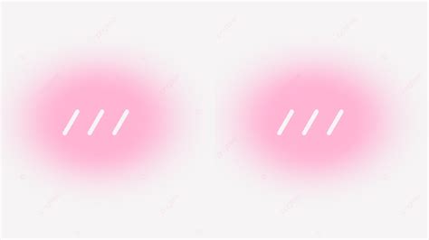 Blush Kawaii White Transparent Blush Anime Character Pink Kawaii Blush Kawaii Pink Png Image