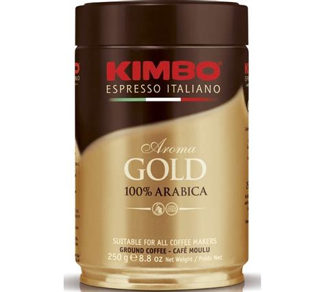 Top free images & vectors for coffee aroma kit 100 in png, vector, file, black and white, logo, clipart, cartoon and transparent. KIMBO Aroma Gold ground coffee - 100% Arabica - 250g in Metal Tin