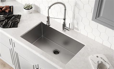 These sinks come in a single bowl or double bowl. Kitchen Sink Buying Guide - The Home Depot