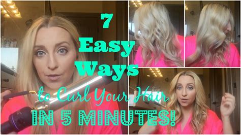 7 Easy Ways To Curl Your Hair In 5 Minutes Beach Waves Tight Curls